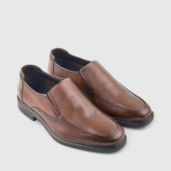 Hush Pupppies Mens Jerry Tan Leather Shoes