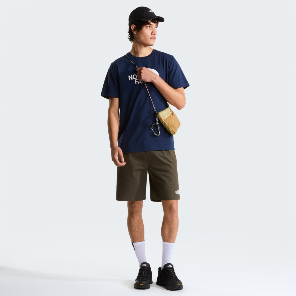 The North Face Mens Evolution Dome Short Sleeves T-Shirt In Navy