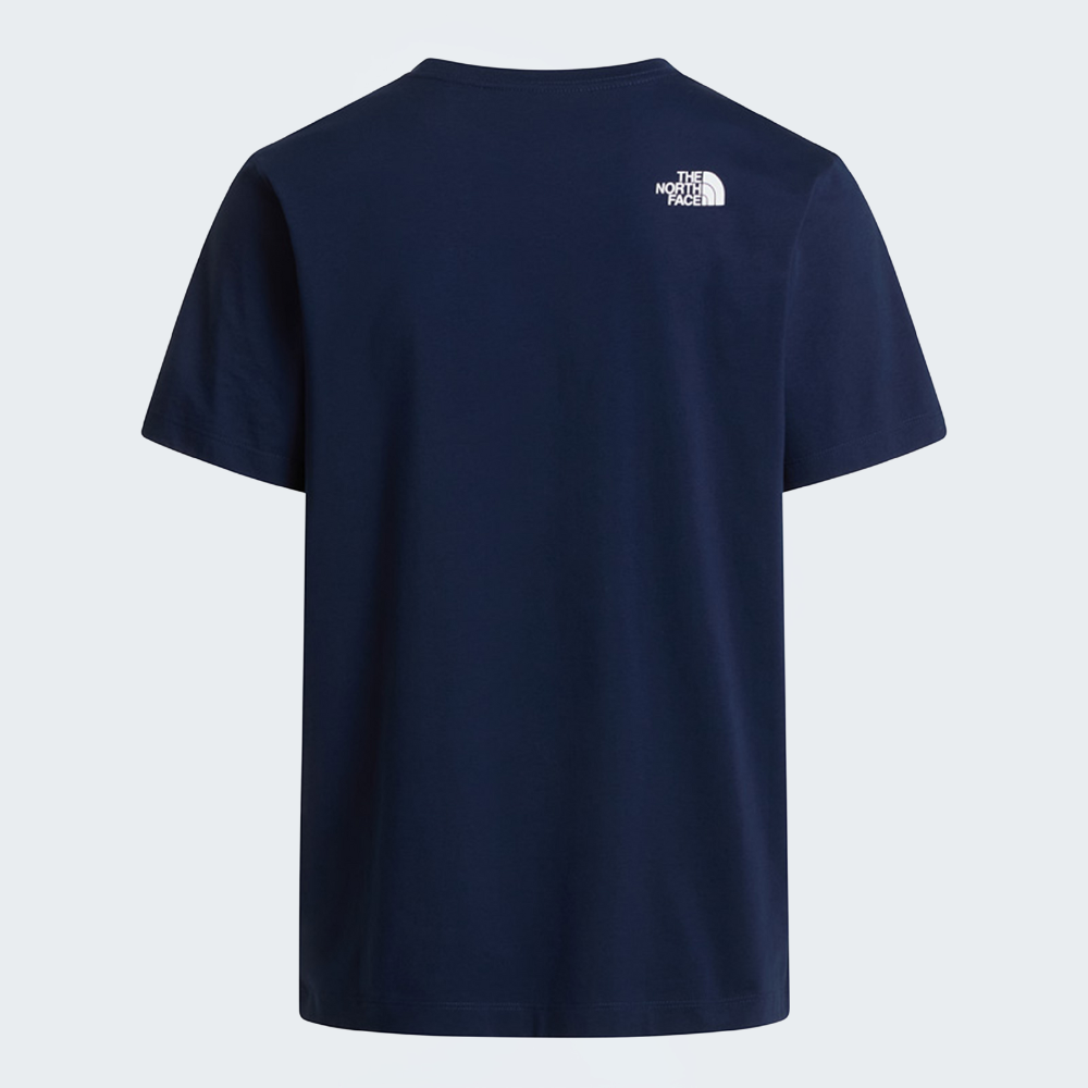 The North Face Mens Evolution Dome Short Sleeves T-Shirt In Navy
