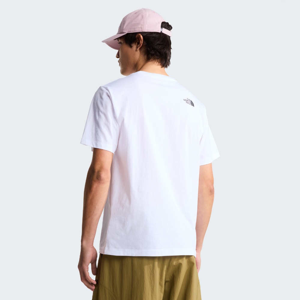 The North Face Mens Evolution Half Dome Regular Short Sleeve T-Shirt In White