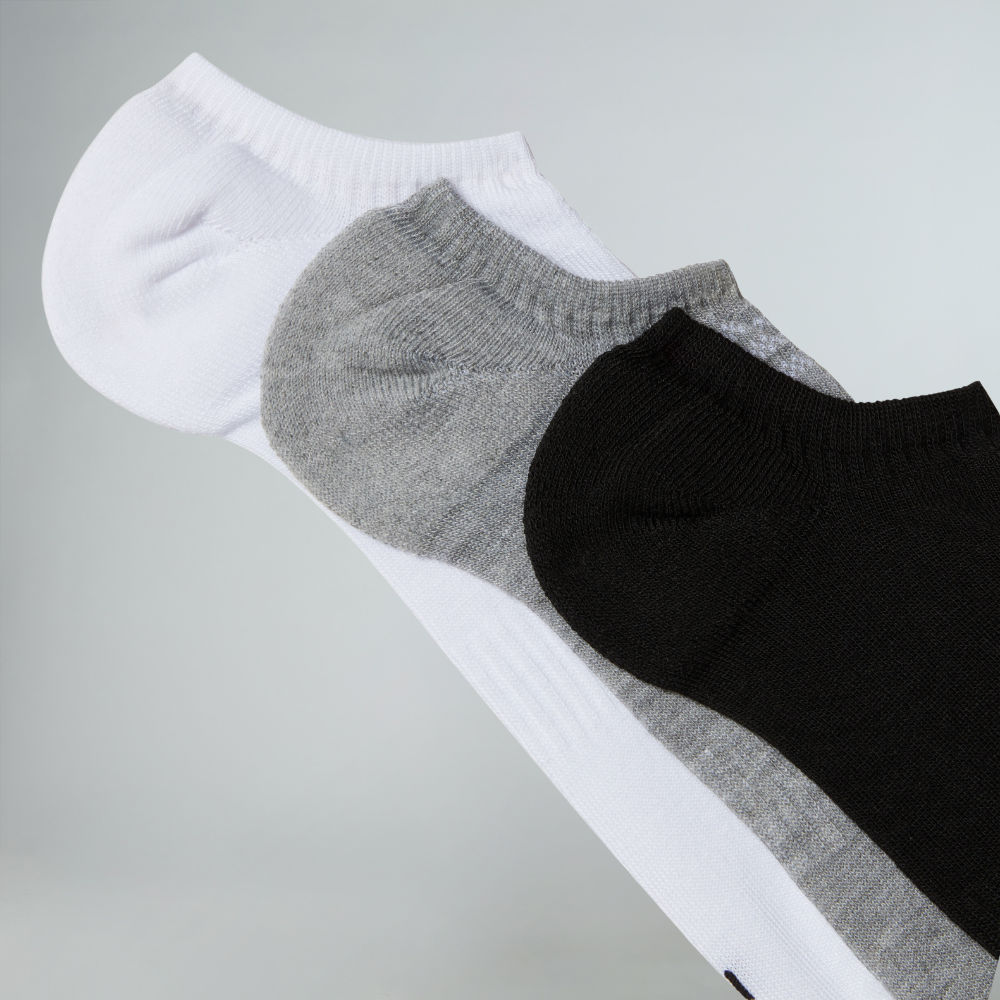 The North Face Multi Sport Invisible Sock 3P Black Assorted