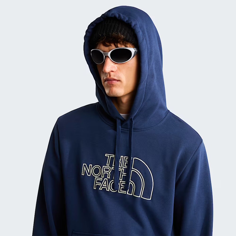 The North Face Mens Crew Peak Light Hoodie Navy Stone