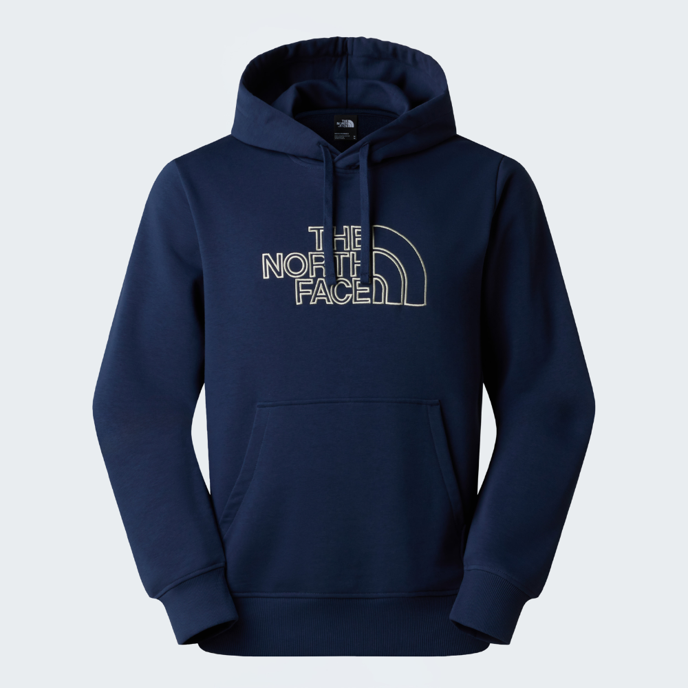 The North Face Mens Crew Peak Light Hoodie Navy Stone