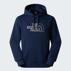 The North Face Mens Crew Peak Light Hoodie Navy Stone