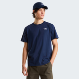 The North Face Mens Evolution Dome Short Sleeves T-Shirt In Navy Blue