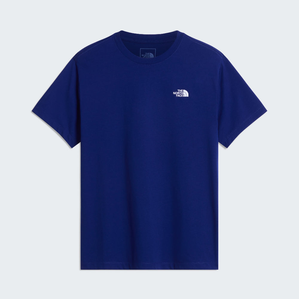 The North Face Mens Evolution Dome Short Sleeves T-Shirt In Bold Blue