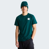 The North Face Mens Evolution Box Short Sleeves T-Shirt In Pacific Teal