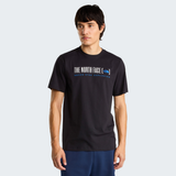 The North Face Mens Bracket Logo Short Sleeves T-Shirt In Black