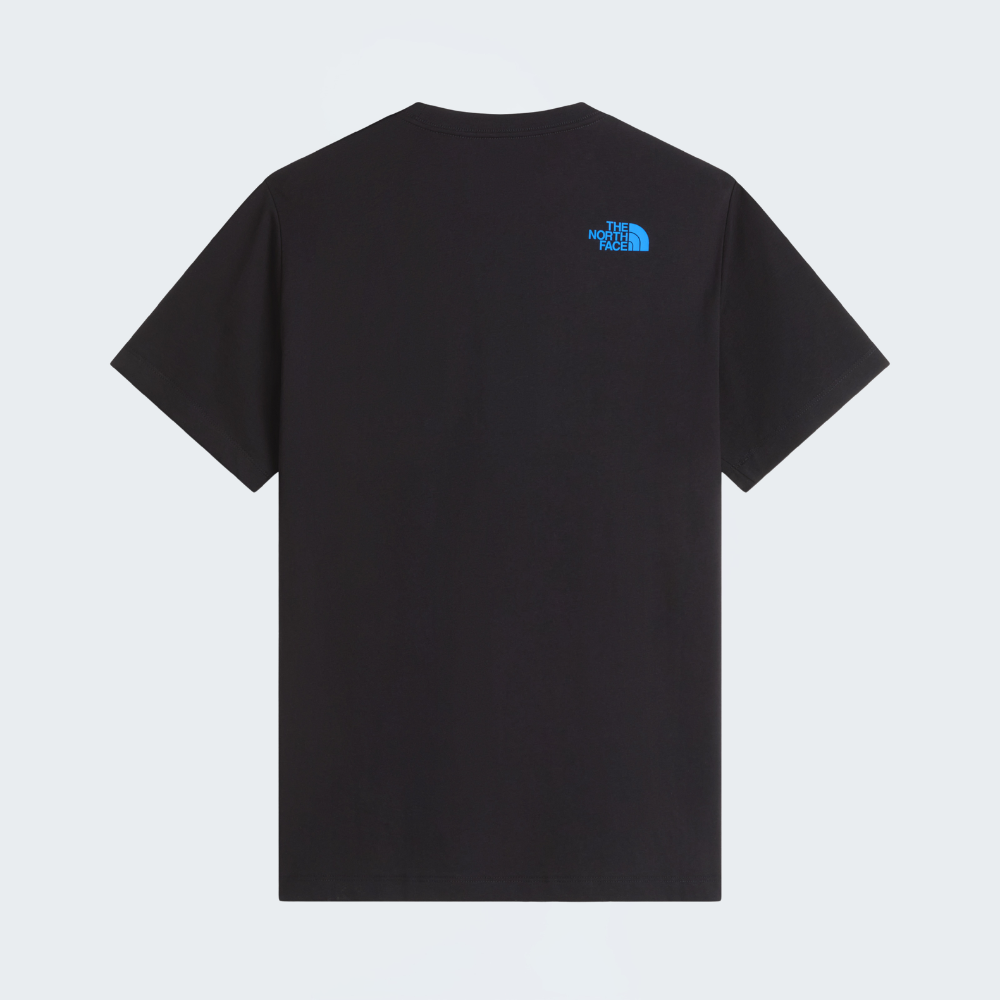 The North Face Mens Bracket Logo Short Sleeves T-Shirt In Black