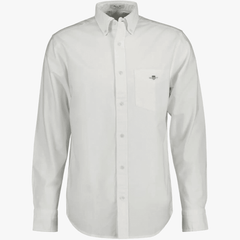 Gant Mens Reg Oxford Bd Long Sleeve Shirt White