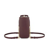 Fenn Gold Zip Chain Tote Bag In Purple