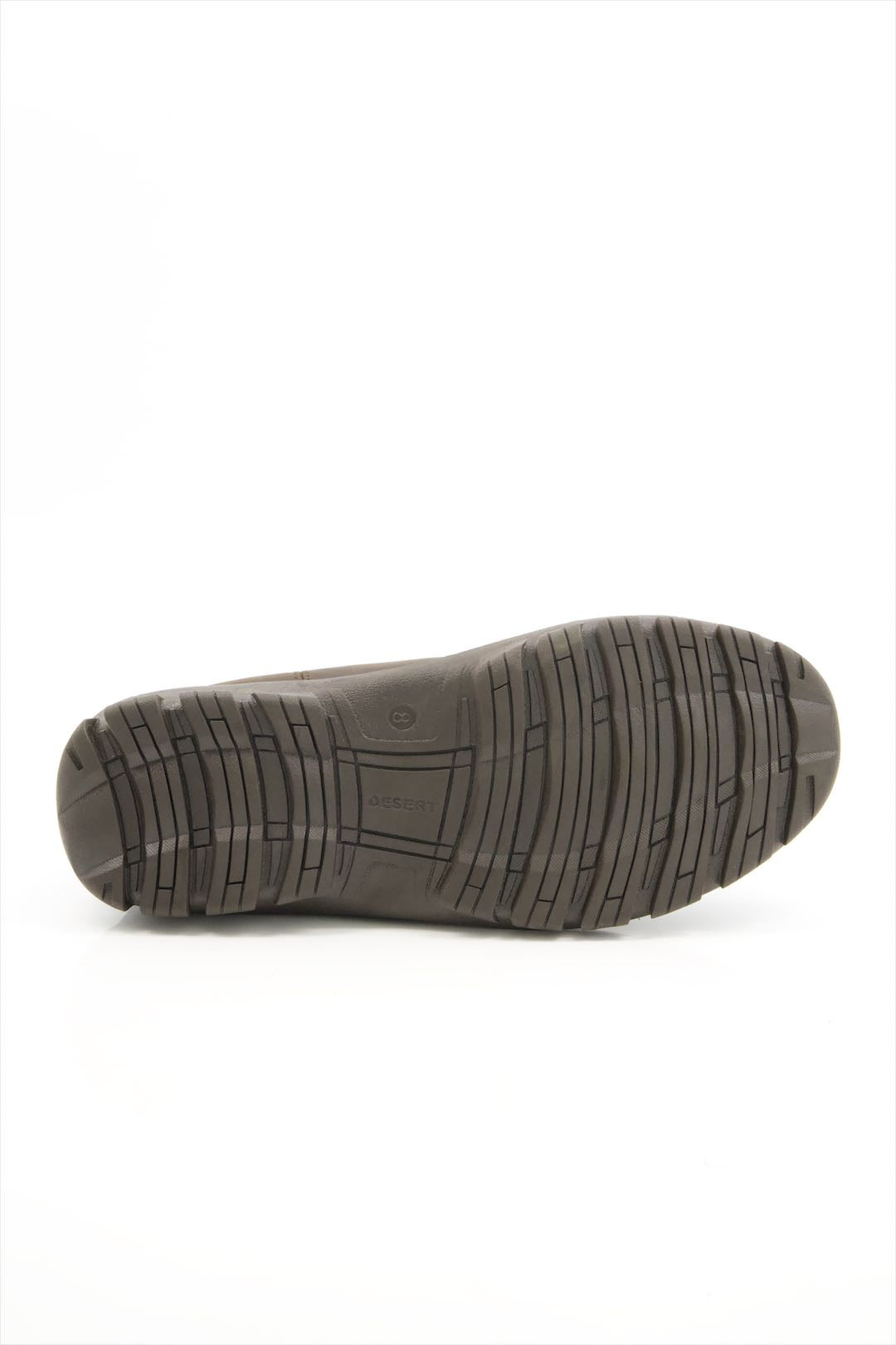 Desert Mens Gusset Boots In Dark Brown