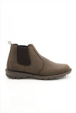 Desert Mens Gusset Boots In Dark Brown