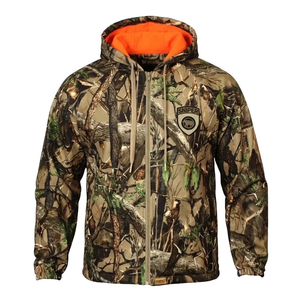 Sniper Mens 3D Camouflage Rain Jacket