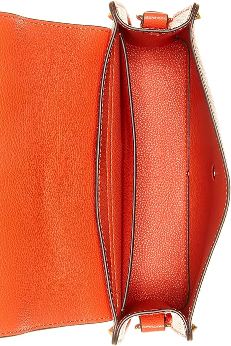 Guess Ahb Meridian Flap Shoulder Bag Orange