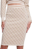 Guess Womens Knit Skirt In Neutral