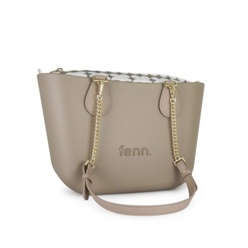 Fenn 1292 Stone Beige Gold Zip /Lstone/Goldchain