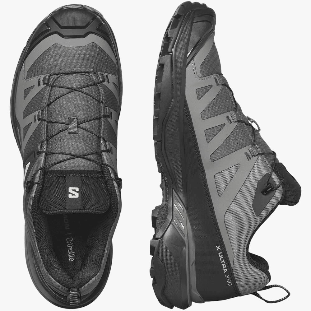 Salomon Mens X Ultra 360 Shoes Black Pewter