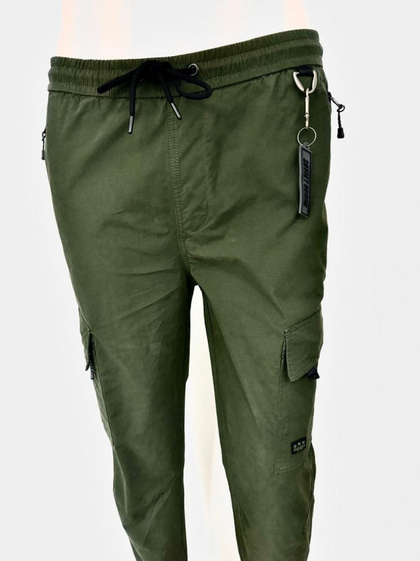Soviet Mens Thunderbolt Cargo Pants In Fatigue