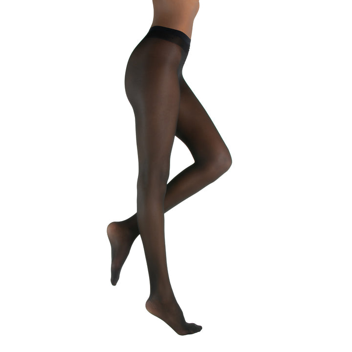 Falke Ladies Bright Silk 15 Pantyhoses In Black