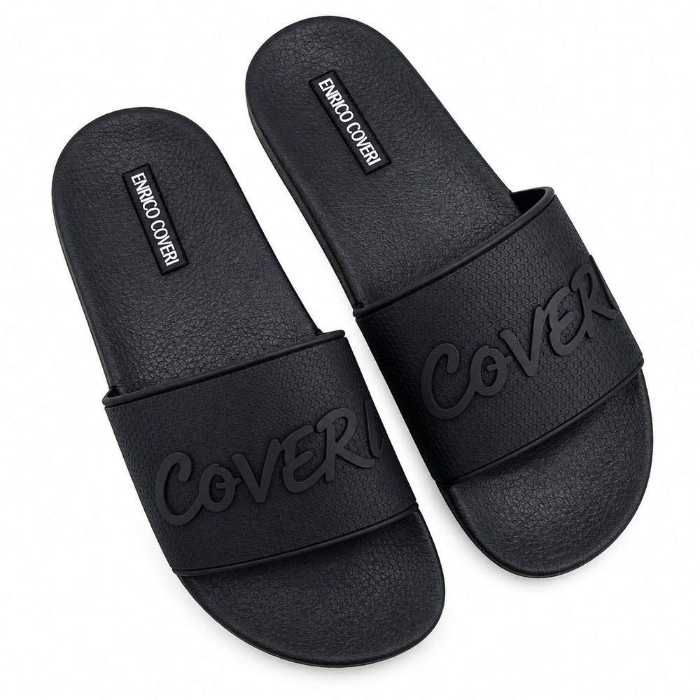 Enrico Coveri Mens 009 Slides In Black