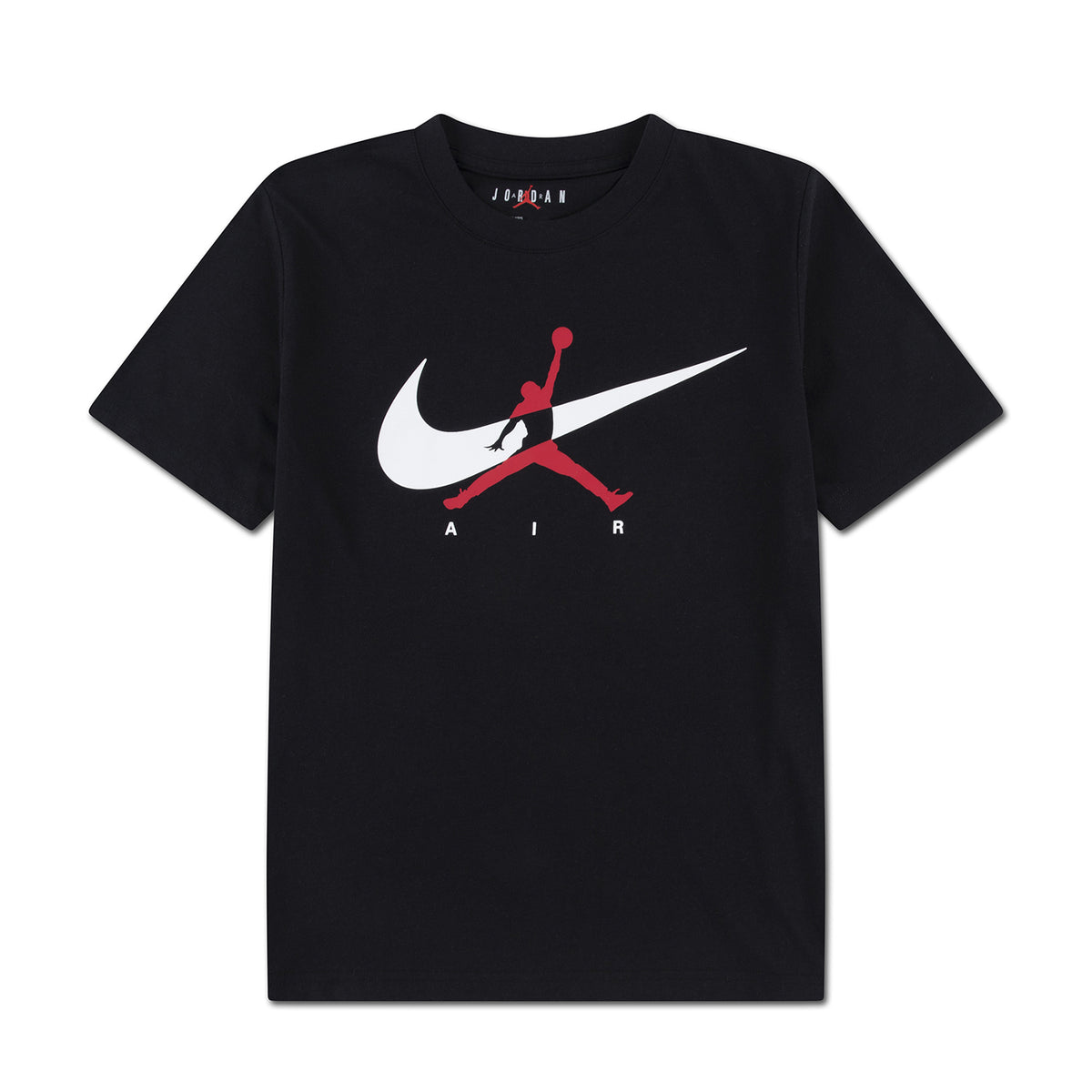 Jordan Boys Jumpman Swoosh Intersection T-shirt In Black