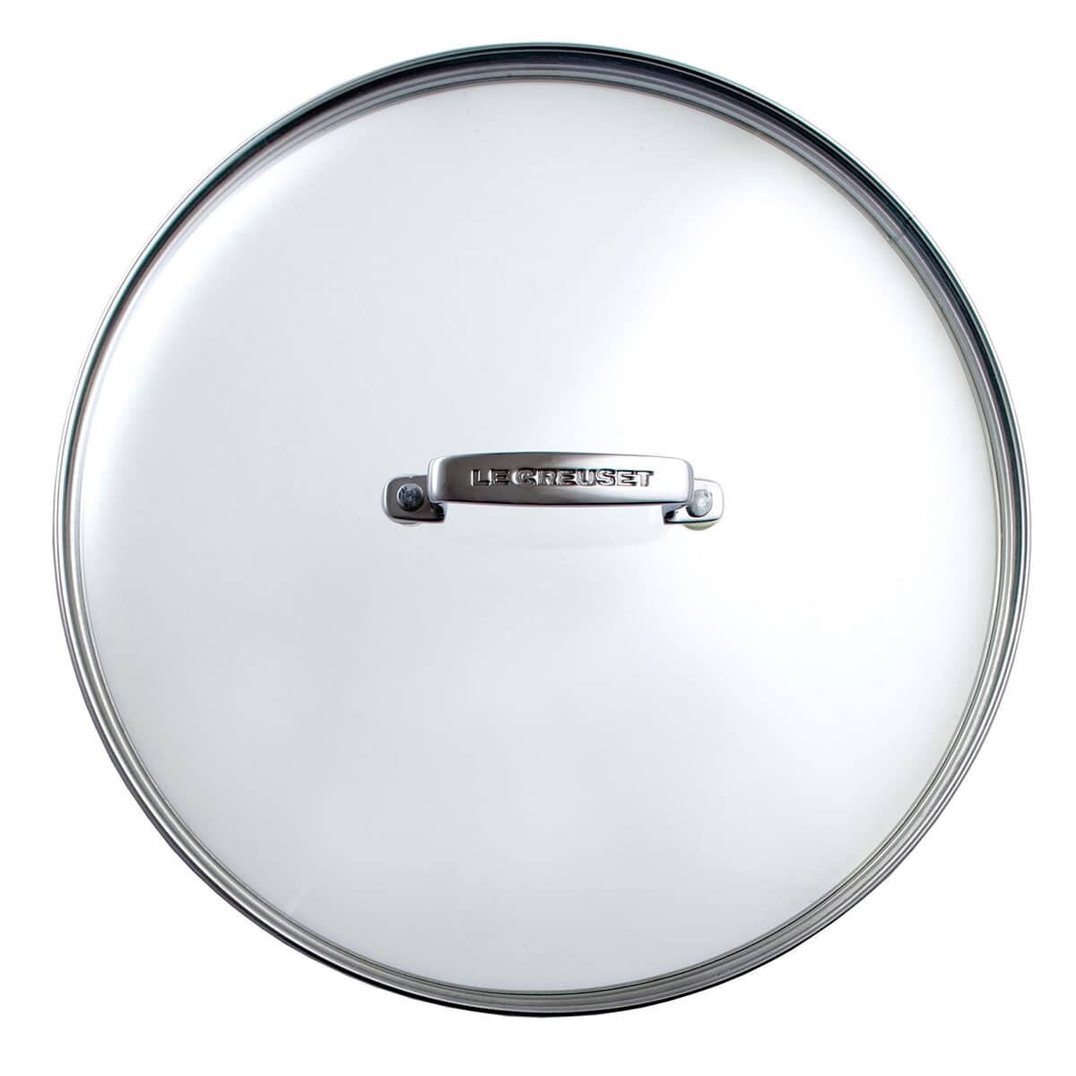 Le Creuset Toughened Non-Stick Shallow Domed Lid In Clear