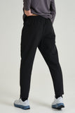 Anta Mens Advanced Running Woven Track Pants In Black