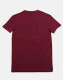 Pure Premium Carro T-shirt In Burgandy