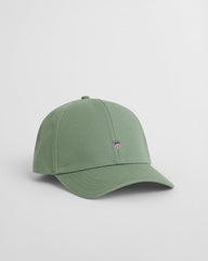 Gant Mans High Shield Cotton Twill Cap In Green
