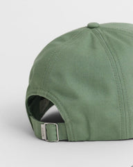 Gant Mans High Shield Cotton Twill Cap In Green