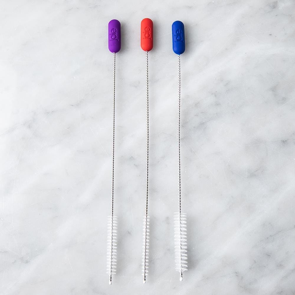Joie 3 Piece Straw Cleaner In Multi