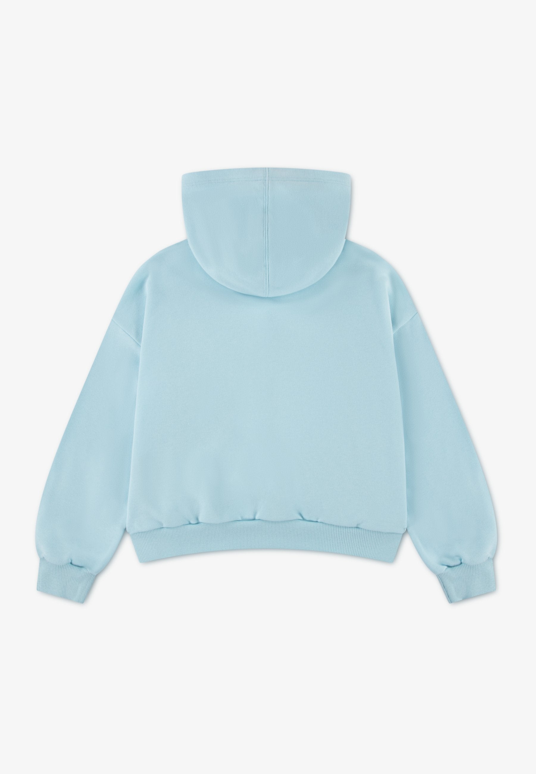Converse Girls Relaxed Graphic Hoodie In Light Blue
