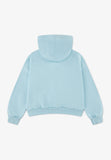 Converse Girls Relaxed Graphic Hoodie In Light Blue
