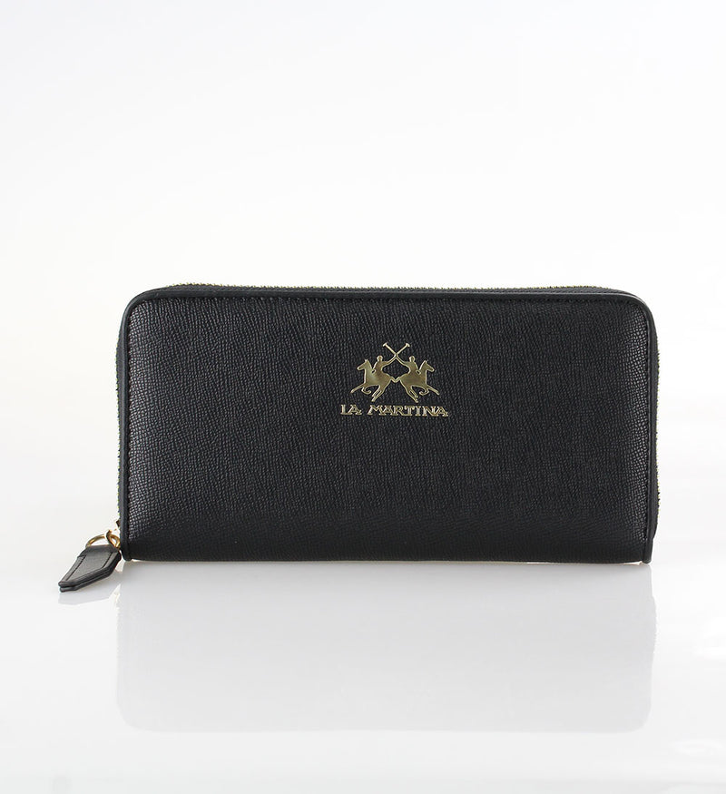 La Martina Womens Marilena Wallet In Black