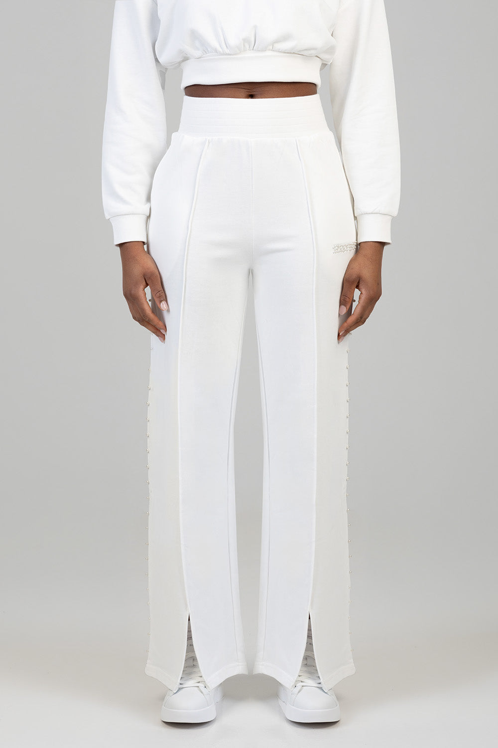 Sissy Boy Cross It Off Sweat Pants In Off White