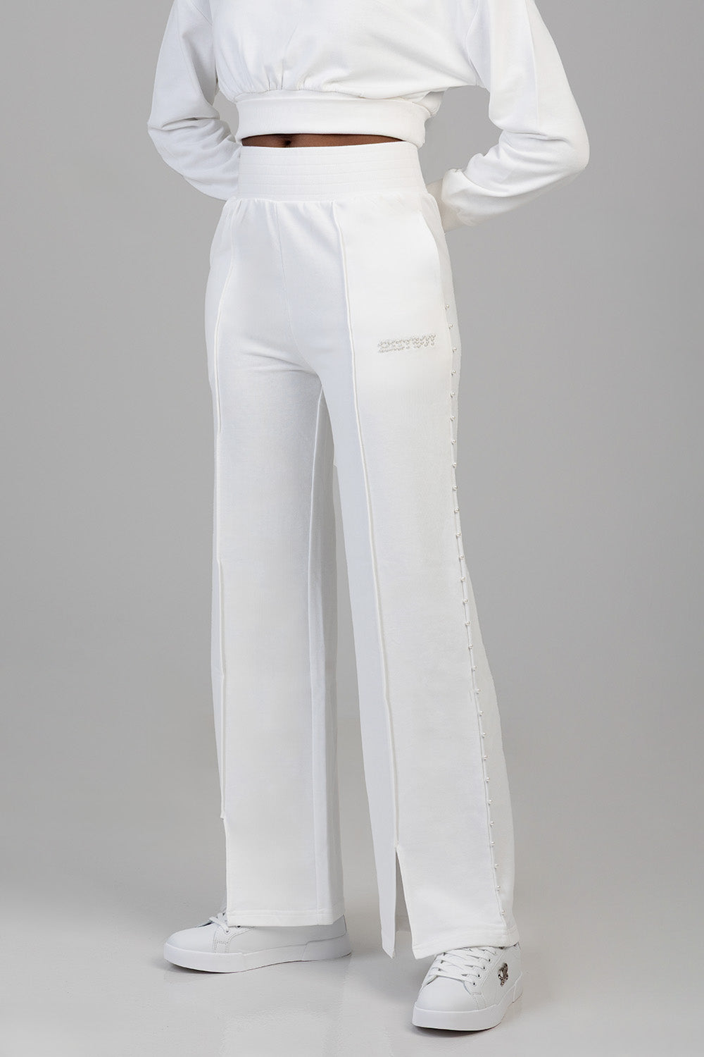 Sissy Boy Cross It Off Sweat Pants In Off White