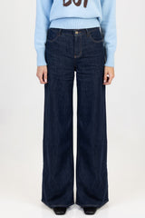 Sissy Boy Womens Cleo Slouchy Mid Waist Jean In Forever Blue