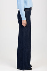 Sissy Boy Womens Cleo Slouchy Mid Waist Jean In Forever Blue