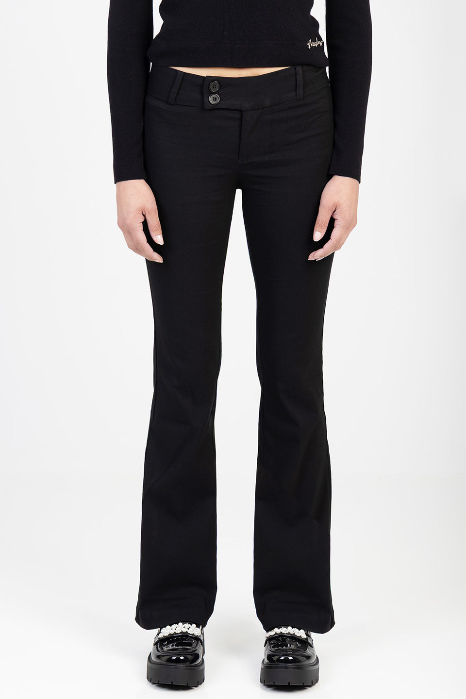 Sissy Boy Womens Gill Bootleg Trouser In Black