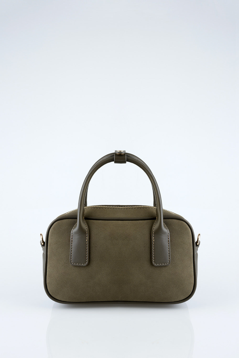 Sissy boy Mini Handbag with Front Clip Detail In Green