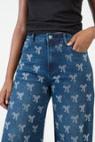 Sissy boy Womens Nyla Wide Leg Jeans In Dark Vintage
