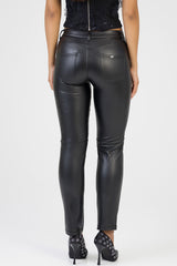Sissyboy Ladies Mid-Waist Morden Stovepipe Pant In Black