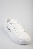 Sissy boy Ladies Basic Patent Snekars In White
