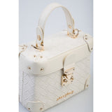 Sissy Boy Vicki Mini HandBag In Cream/Gold