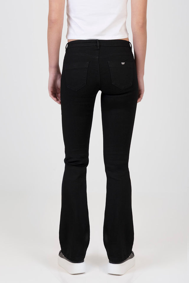 Sissy Boy Womens Donnae Low Waist Bootleg In Black