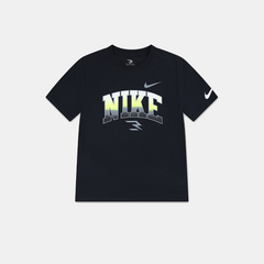 Nike Boys Gradient Collegiate T-Shirt In Black