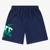 Nike Boys Terry Collegiate Shorts In Navy