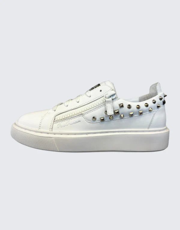 Pure Premium Mens Fondio Sneaker In White