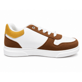 Soviet Boys K Society 23 Casual Lace Up Sneakers In White/Honey